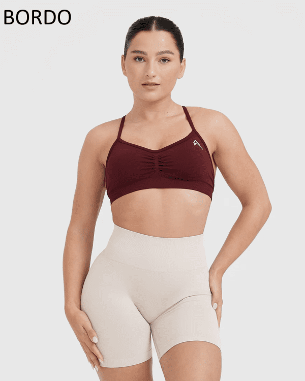 ONERACTİVE Askılı Bra Bordo